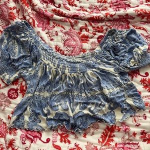 Urban Outfitters Paisley Crop Top